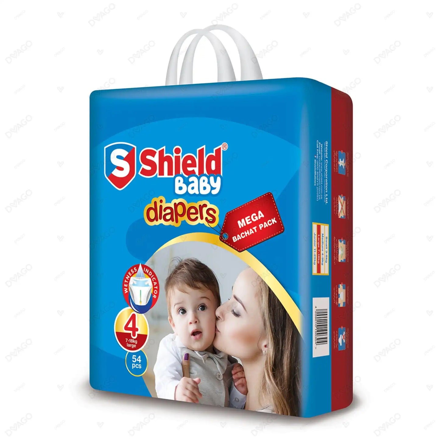 SHIELD BABY DIAPER 54P LARGE