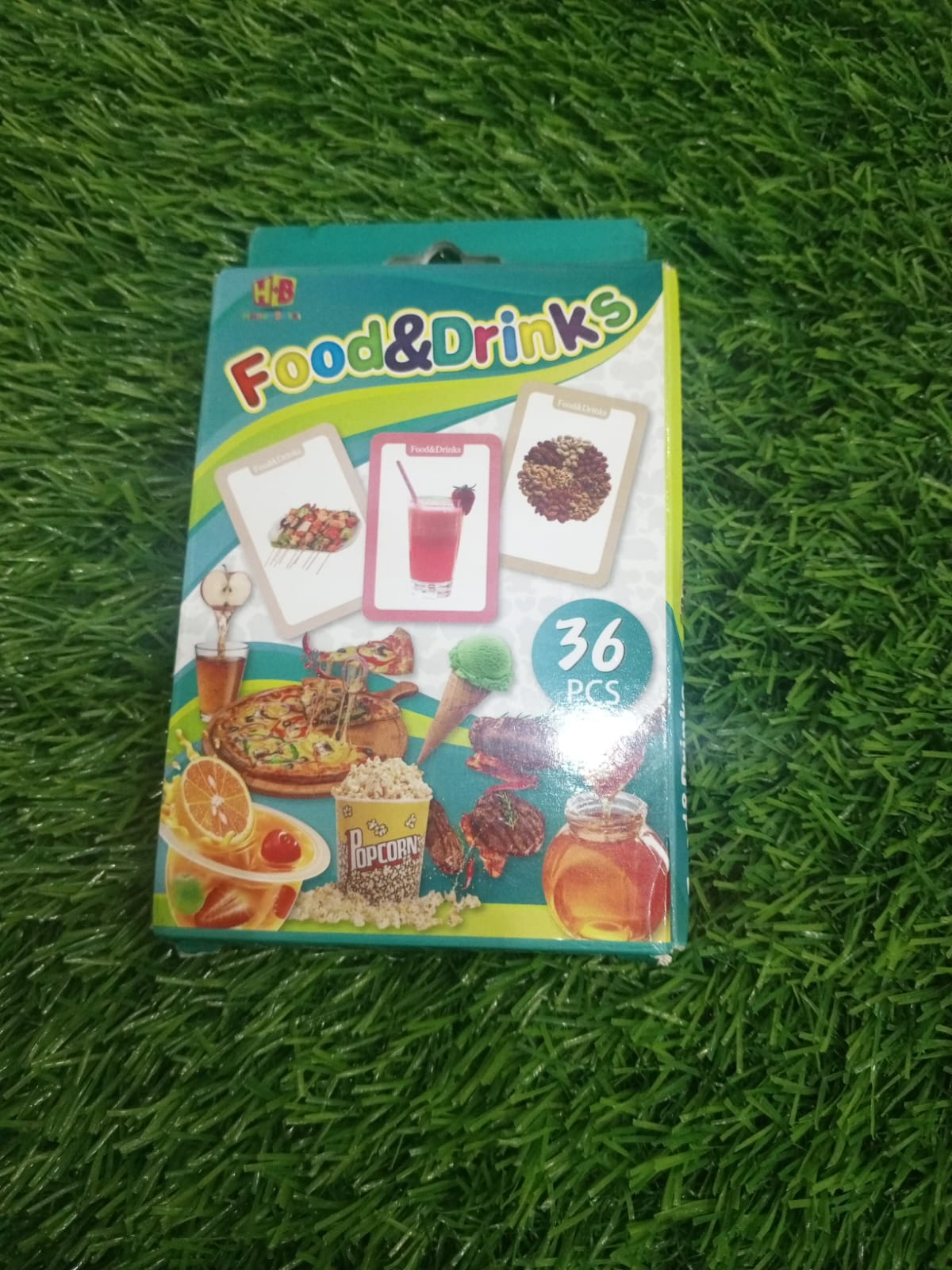 H.B POCKET FLASH CARDS (FOOD & DRINKS)