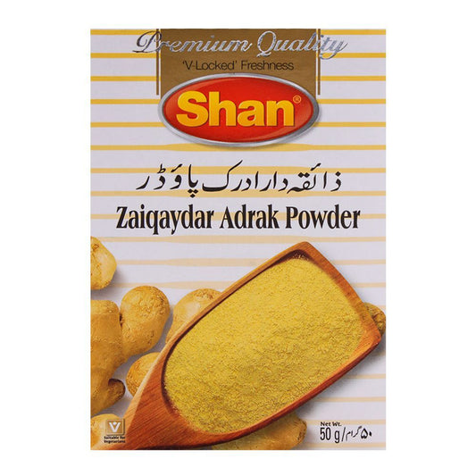 SHAN ZAIQAYDAR ADRAK POWDER 50 GM