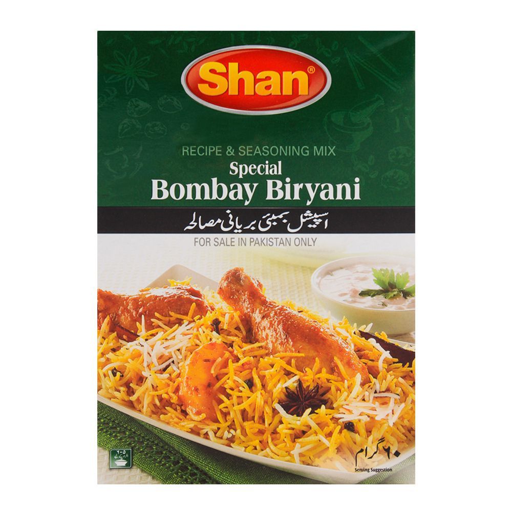 SHAN SPECIAL BOMBAY BIRYANI MASALA 60 GM