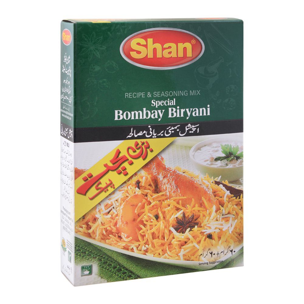 SHAN SPECIAL BOMBAY BIRYANI MASALA 120 GM