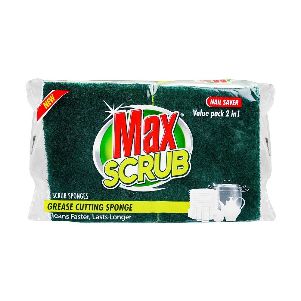 MAX SCRUB SPONGE 2IN1