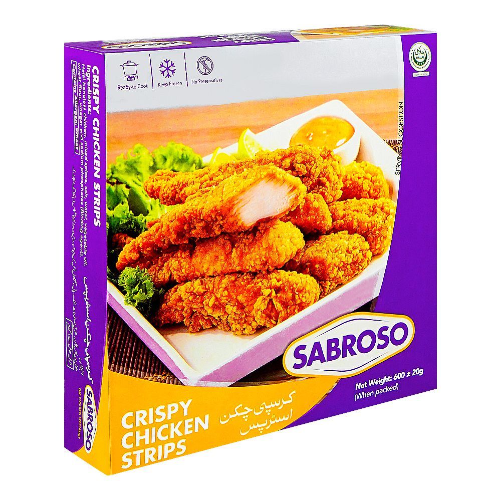 SABROSO CRISPY CHICKEN STRIPS 600G