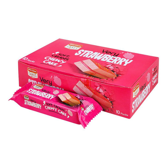 BISCONNI VERY STRAWBERRY CHEMY CAKE 10 PACKS