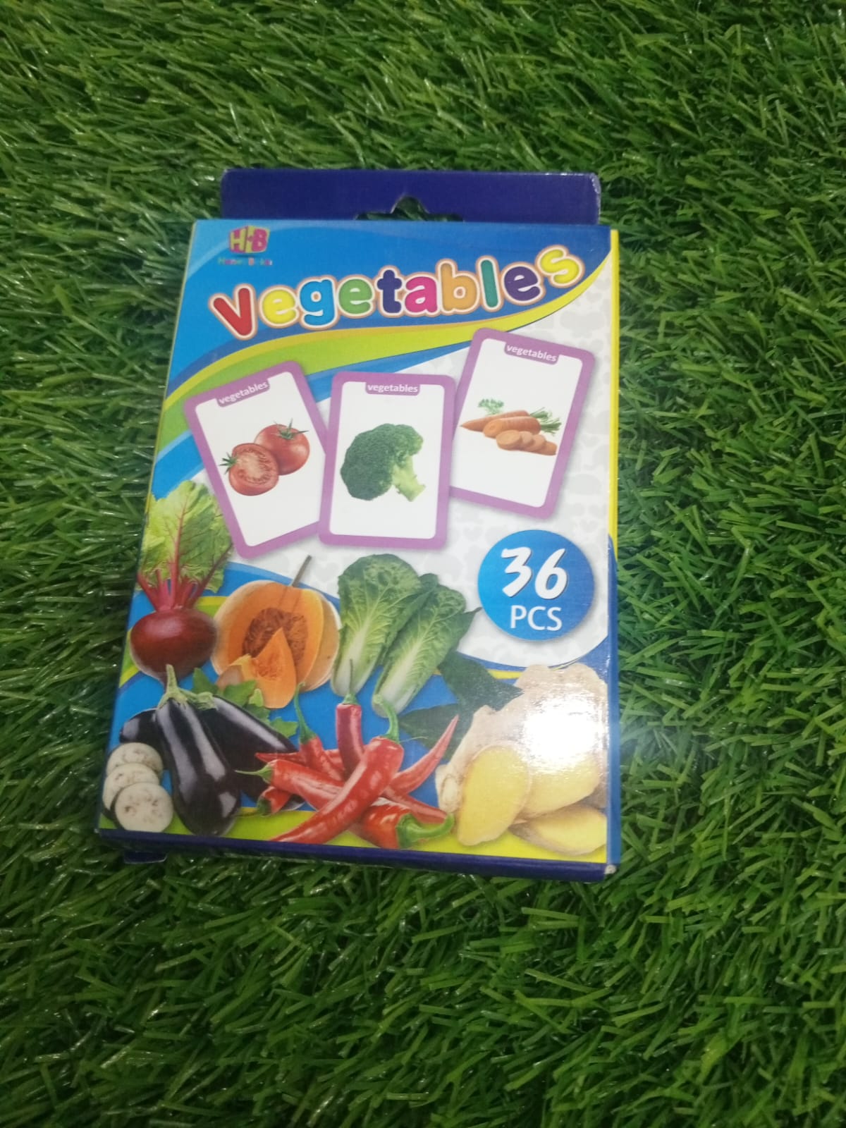 H.B POCKET FLASH CARDS (VEGETABLES)