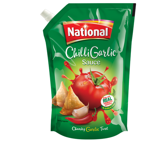 NATIONAL CHILLI GARLIC 400GM