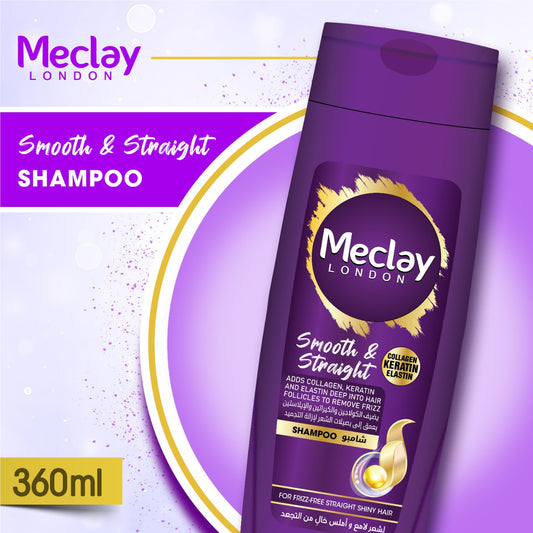 MECLAY SMOOTH & STRAIGHT SHAMPOO 360ML