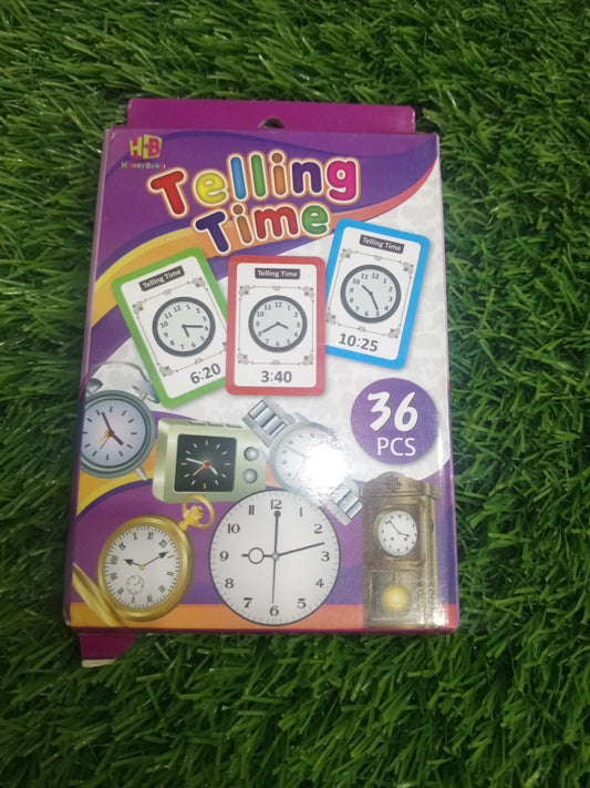 H.B POCKET FLASH CARDS (TELLING TIME)