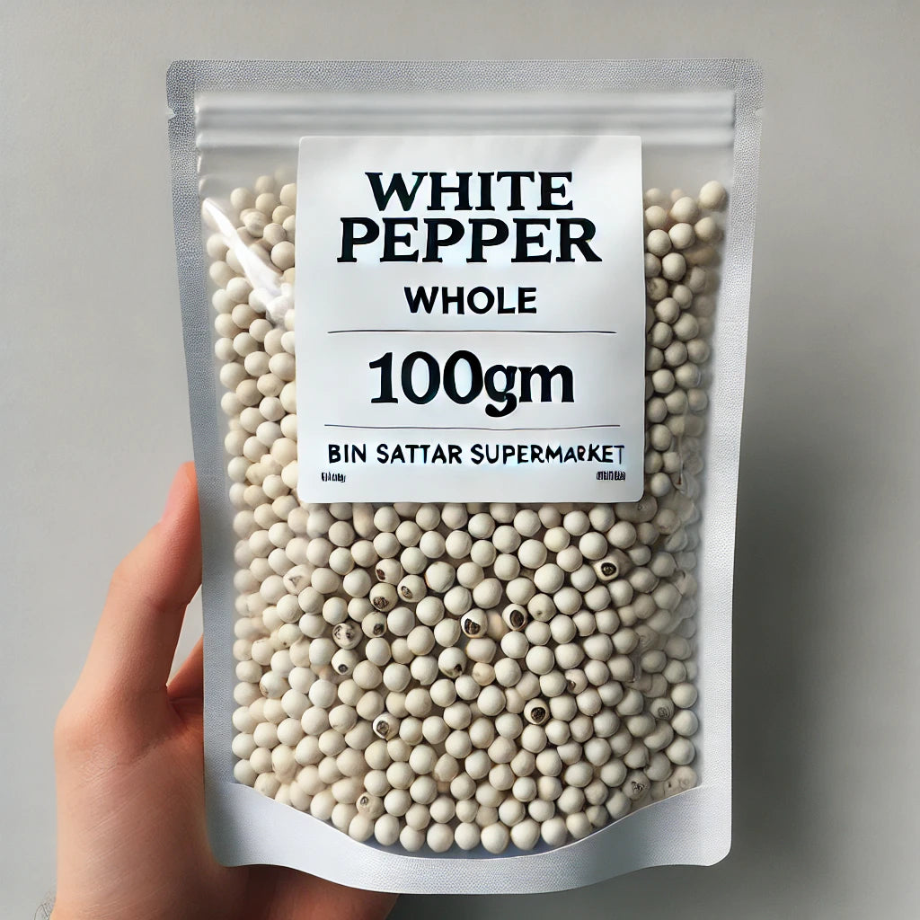 WHITE PEPPER 100GM