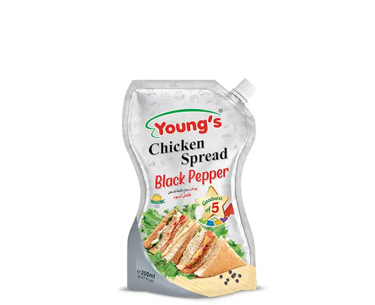 YOUNGS CHICKEN SPREAD BLACK PAPPER 200ML