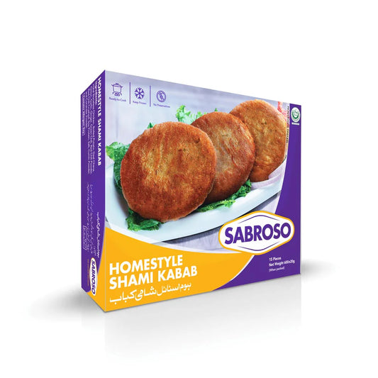 SABROSO HOME STYLE SHAMI KABAB 600GM