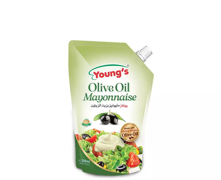 YOUNGS OLIVE OIL MAYO 200ML