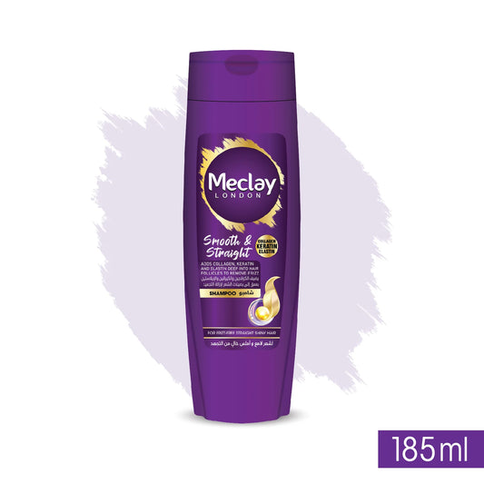 MECLAY SMOOTH & STRAIGHT SHAMPOO 185MLA