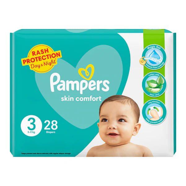 PAMPERS DIAPERS 3NO(28)PCS