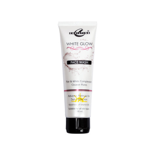 CHRISTINE WHITE GLOW FACE WASH 110GM