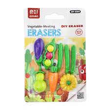 QIHAO VEGETABLE MEETING ERASERS (QH-8309)