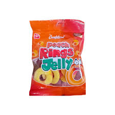 CANDYLAND PEACH RINGS JELLY