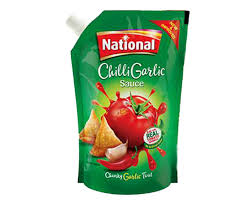 NATIONAL CHILLI GARLIC SAUCE 1KG