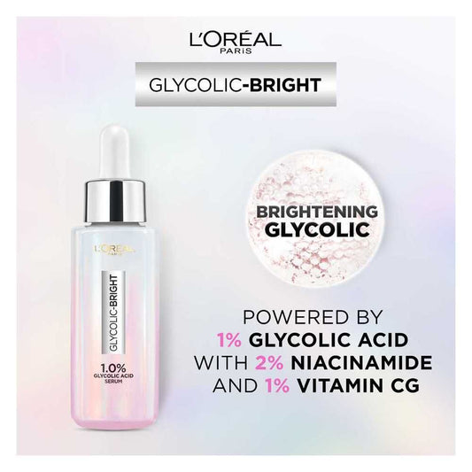 LOREAL GLYCOLIC BRITE GLOWING SERUM