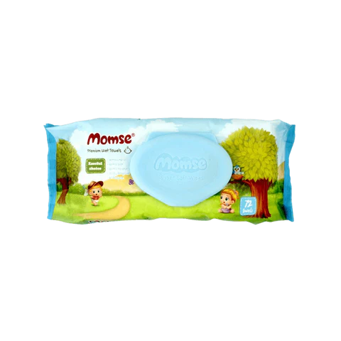 MOMSE BABY WIPES 72 TOWELS