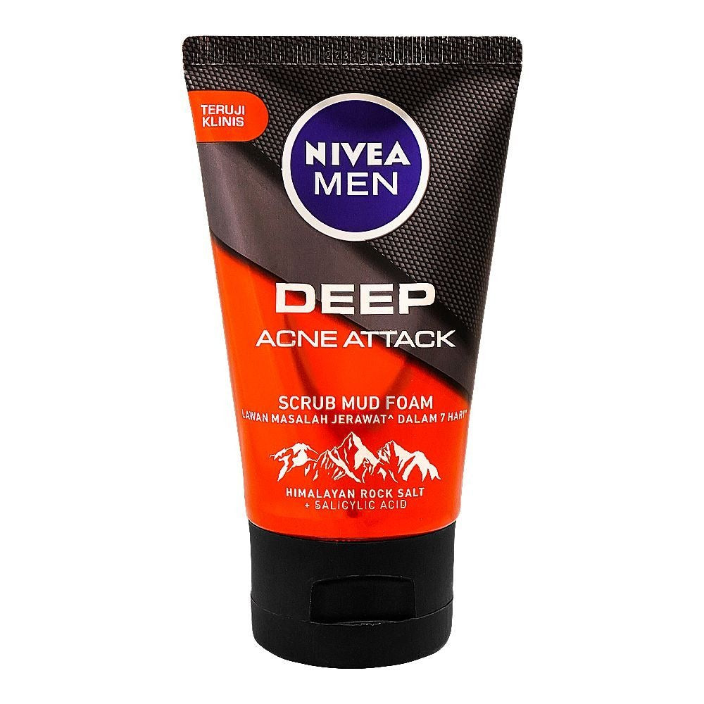 NIVEA DEEP ATTACK FACE WASH