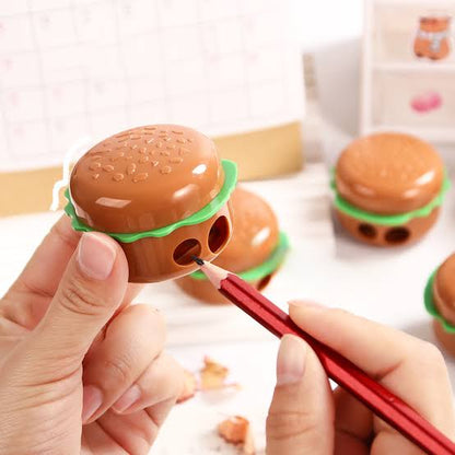 BURGER DOUBLE HOLE PENCIL SHARPNER