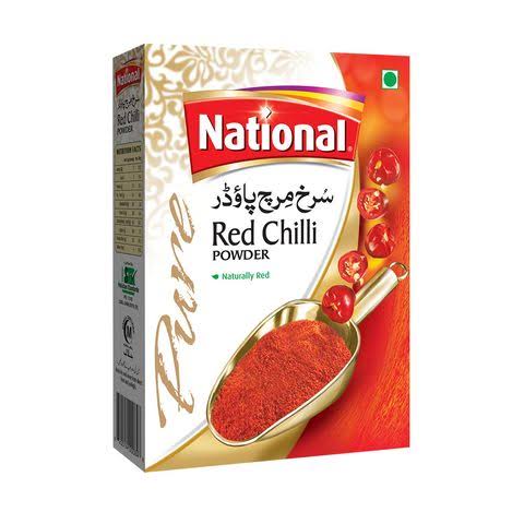 NATIONAL RED CHILLI POWDER 400 GM